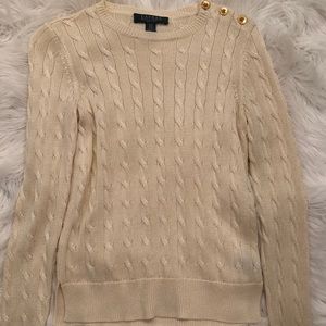 Cream sweater